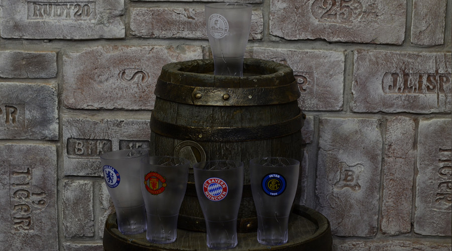 Plastic beerglass
