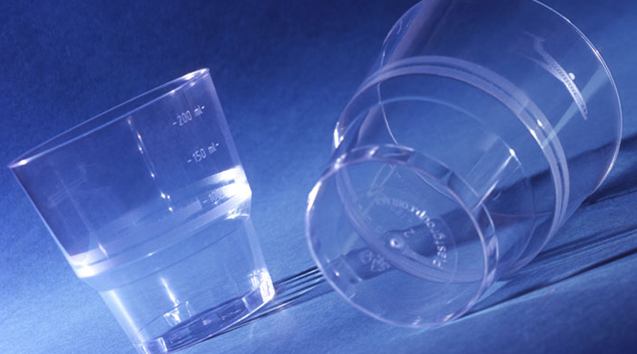 Disposable glass