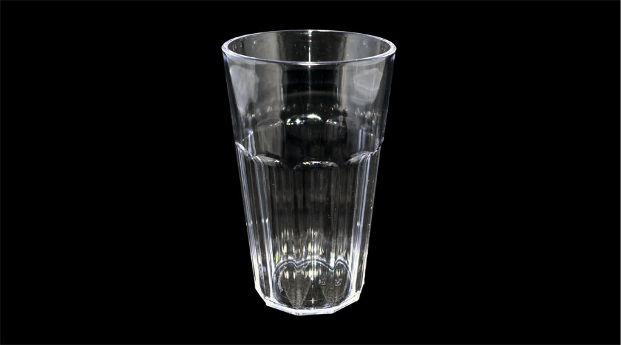 Disposable cocktail glass
